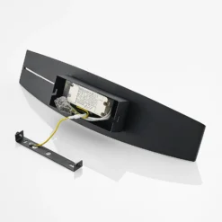 Arcchio Aplique de pared LED Jelle, 44 cm, negro/oro, arriba/abajo