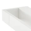 Arcchio Aplique de pared LED Jora, 90 cm, blanco, orientable, IP44