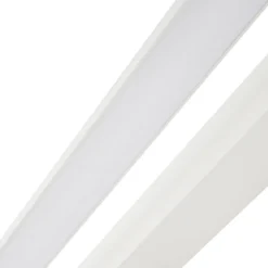 Arcchio Aplique de pared LED Jora, 90 cm, blanco, orientable, IP44