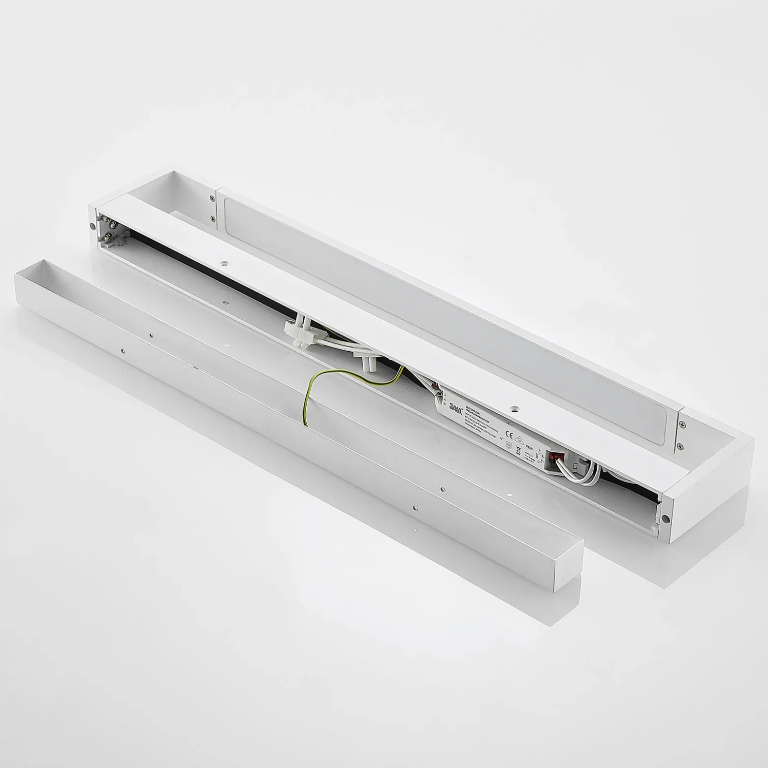 Arcchio Aplique de pared LED Jora, 60 cm, blanco, orientable, IP44