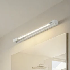Arcchio Aplique de pared LED Jora, 60 cm, blanco, orientable, IP44