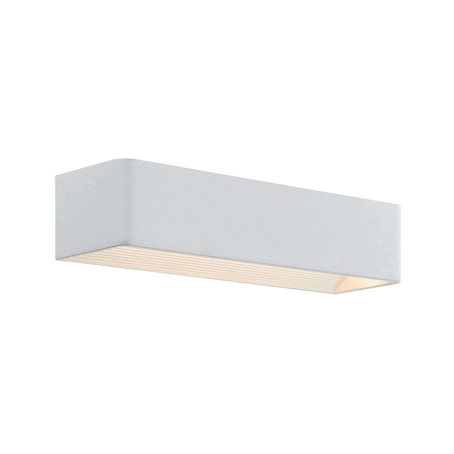 Arcchio Aplique de pared LED Karam, 37 cm, blanco, metal, arriba/abajo