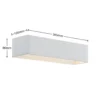 Arcchio Aplique de pared LED Karam, 37 cm, blanco, metal, arriba/abajo
