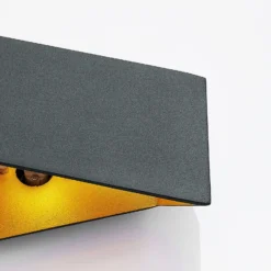 Arcchio Assona aplique, negro-oro