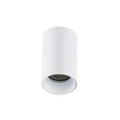 Arcchio Downlight Brinja, blanco, metal, Ø 6 cm, redondo, GU10