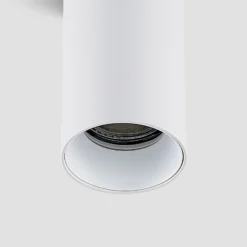Arcchio Downlight Brinja, blanco, metal, Ø 6 cm, redondo, GU10