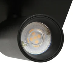 Arcchio Downlight Brinja Slim, negro, 1 luz GU10 MR11