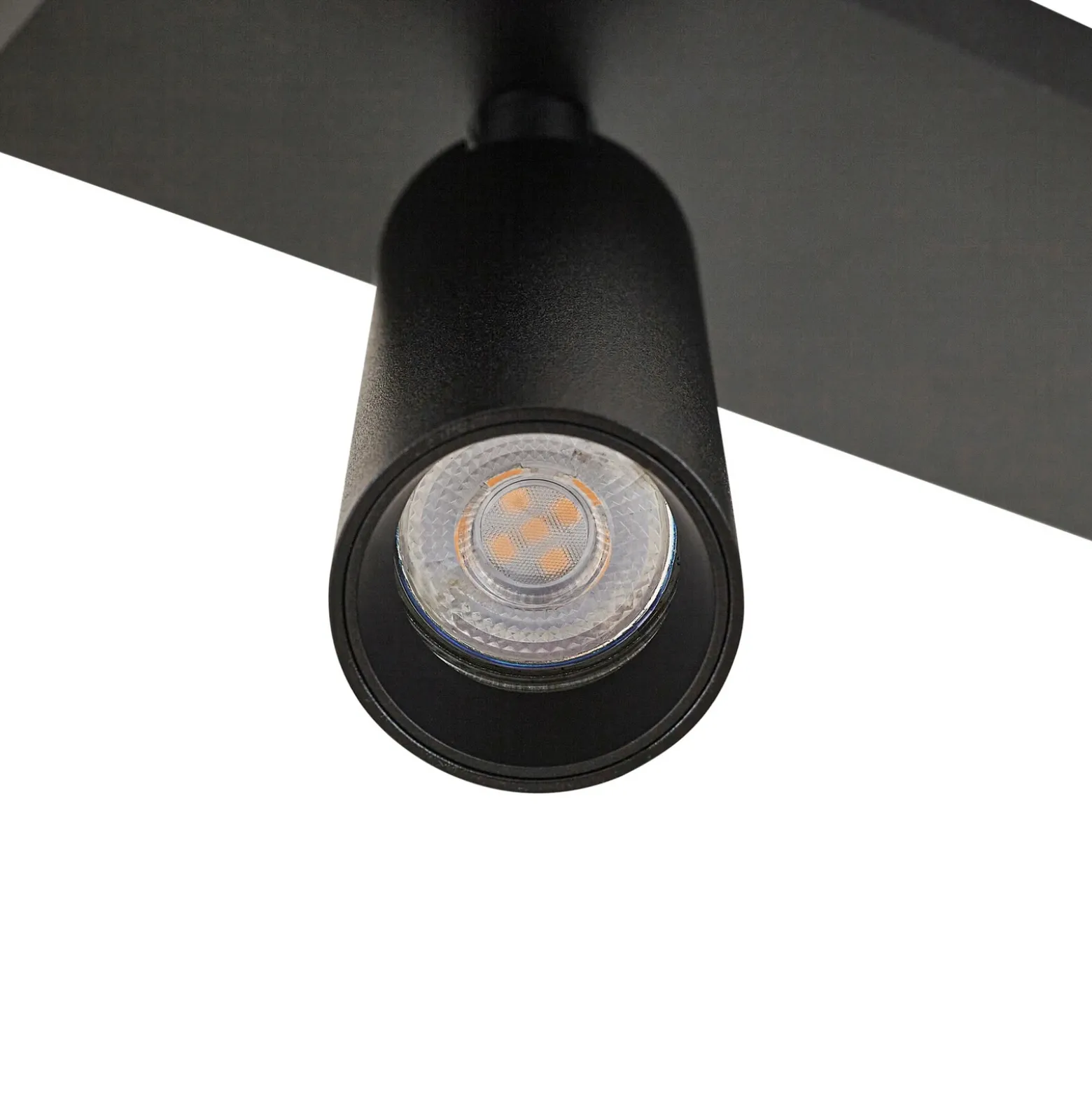 Arcchio Downlight Brinja Slim, negro, 3 luces GU10 MR11