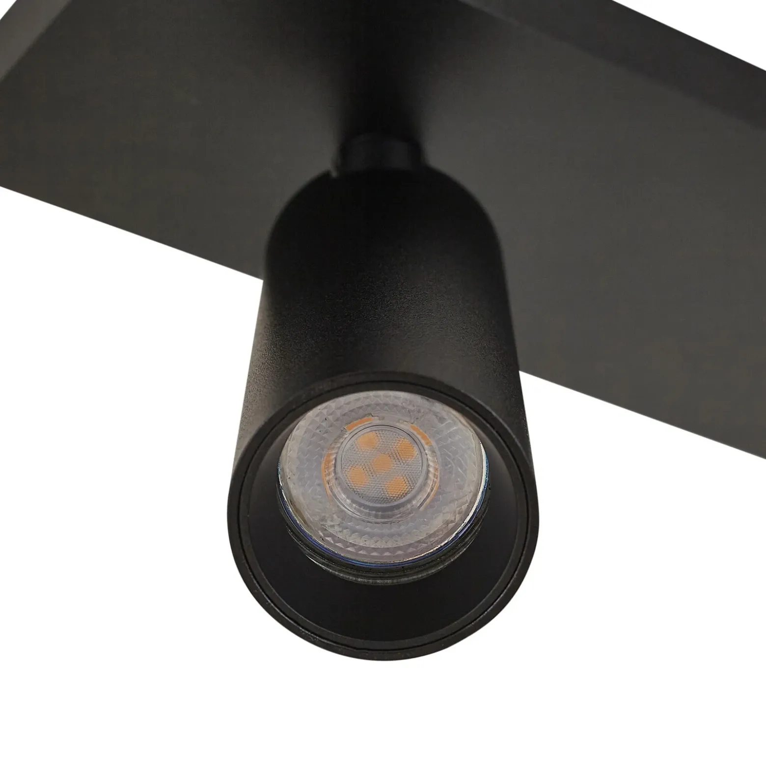 Arcchio Downlight Brinja Slim, negro, 2 luces GU10 MR11