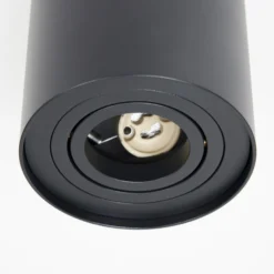 Arcchio downlight de techo Jolina, redondo, antracita, 13 cm, metal