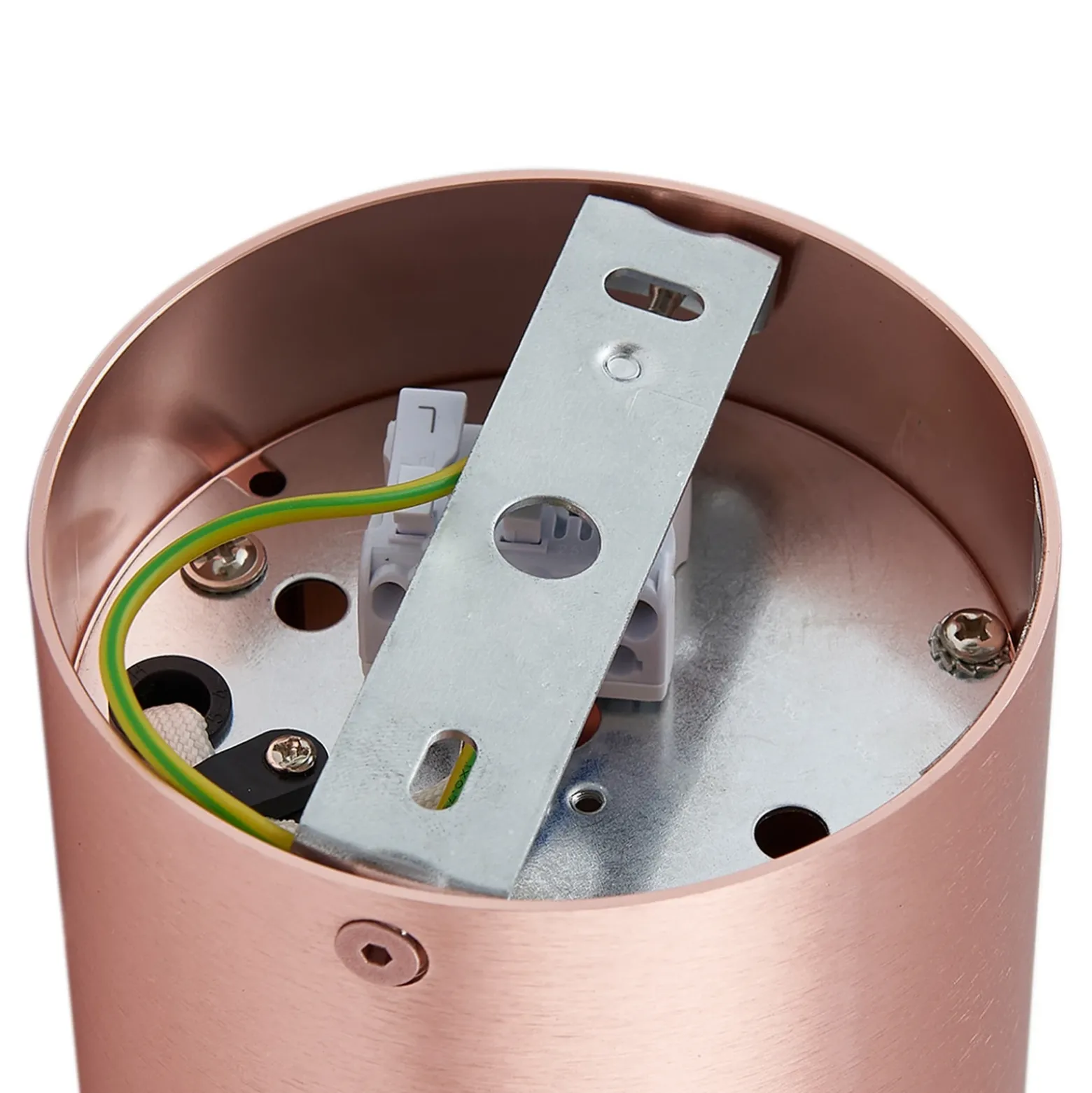 Arcchio downlight de techo Jolina, redondo, cobre, 13 cm, metal