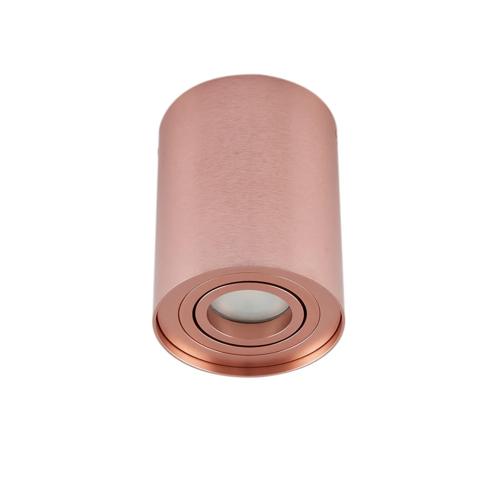 Arcchio downlight de techo Jolina, redondo, cobre, 13 cm, metal