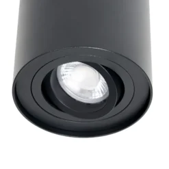 Arcchio downlight de techo Jolina, redondo, antracita, 13 cm, metal
