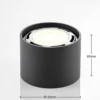 Arcchio downlight de techo Mabel, Ø 12 cm, gris, metal, GU10