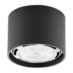 Arcchio downlight de techo Mabel, Ø 12 cm, gris, metal, GU10