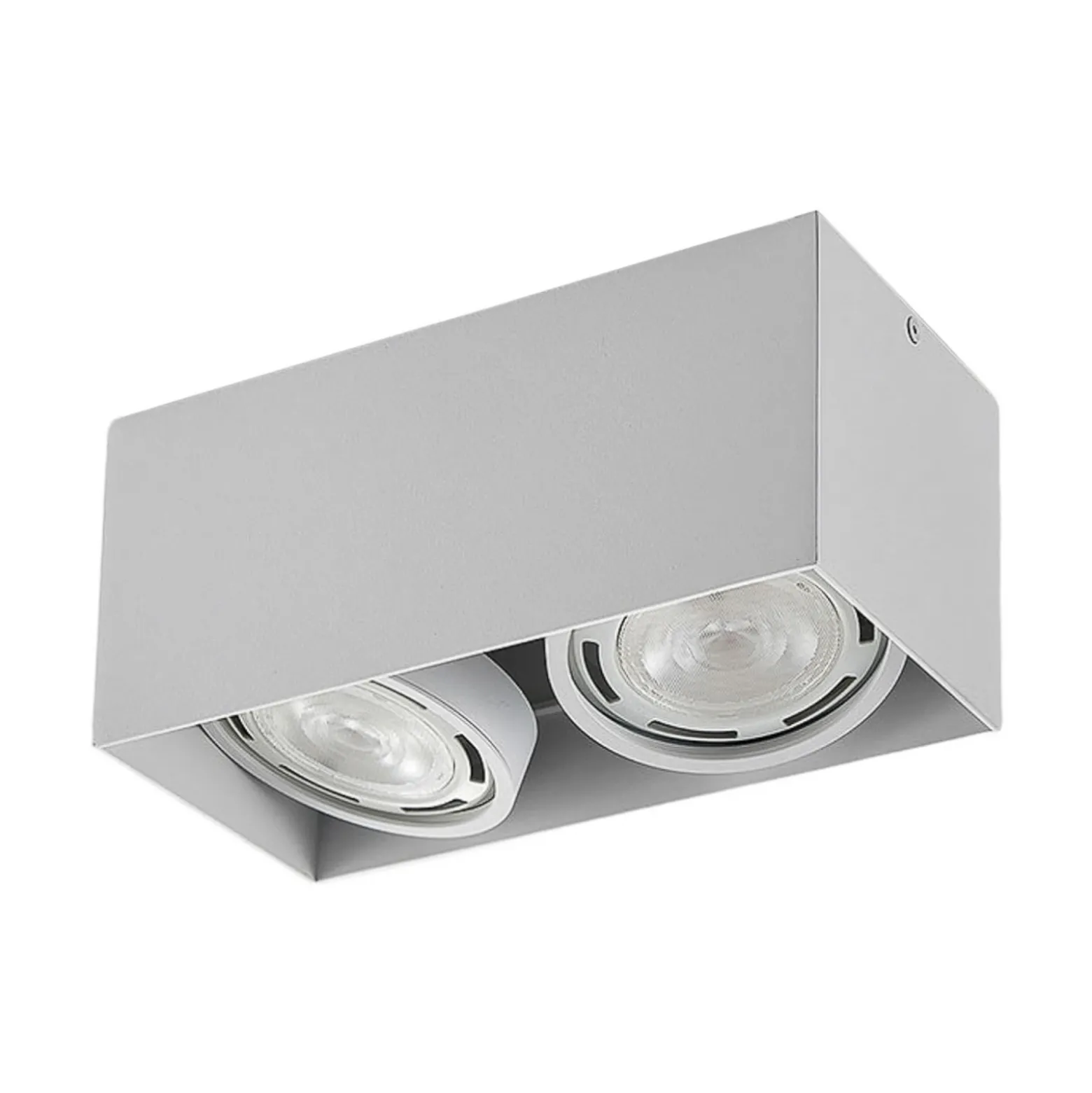 Arcchio downlight de techo Mabel, 2 luces, 27 cm, blanco, GU10