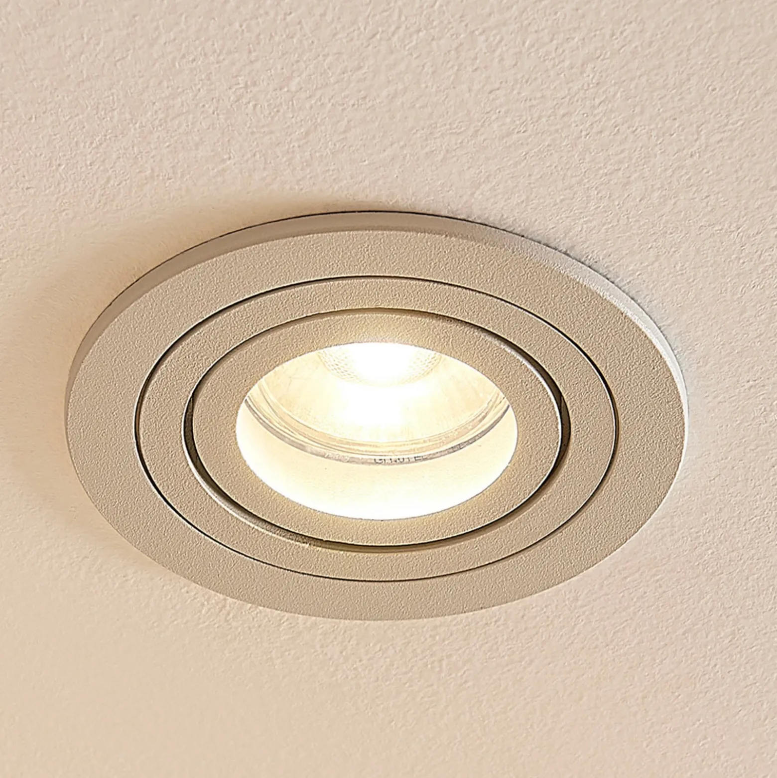Arcchio downlight empotrable Sophia, blanco, redondo