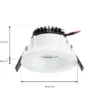 Arcchio downlight LED Aryx, blanco, 4.000K