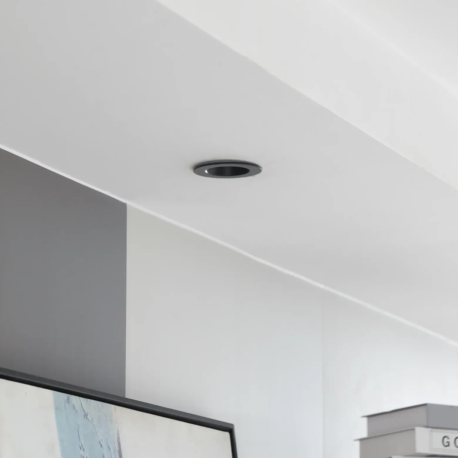 Arcchio downlight LED Aryx, negro, 3.000K