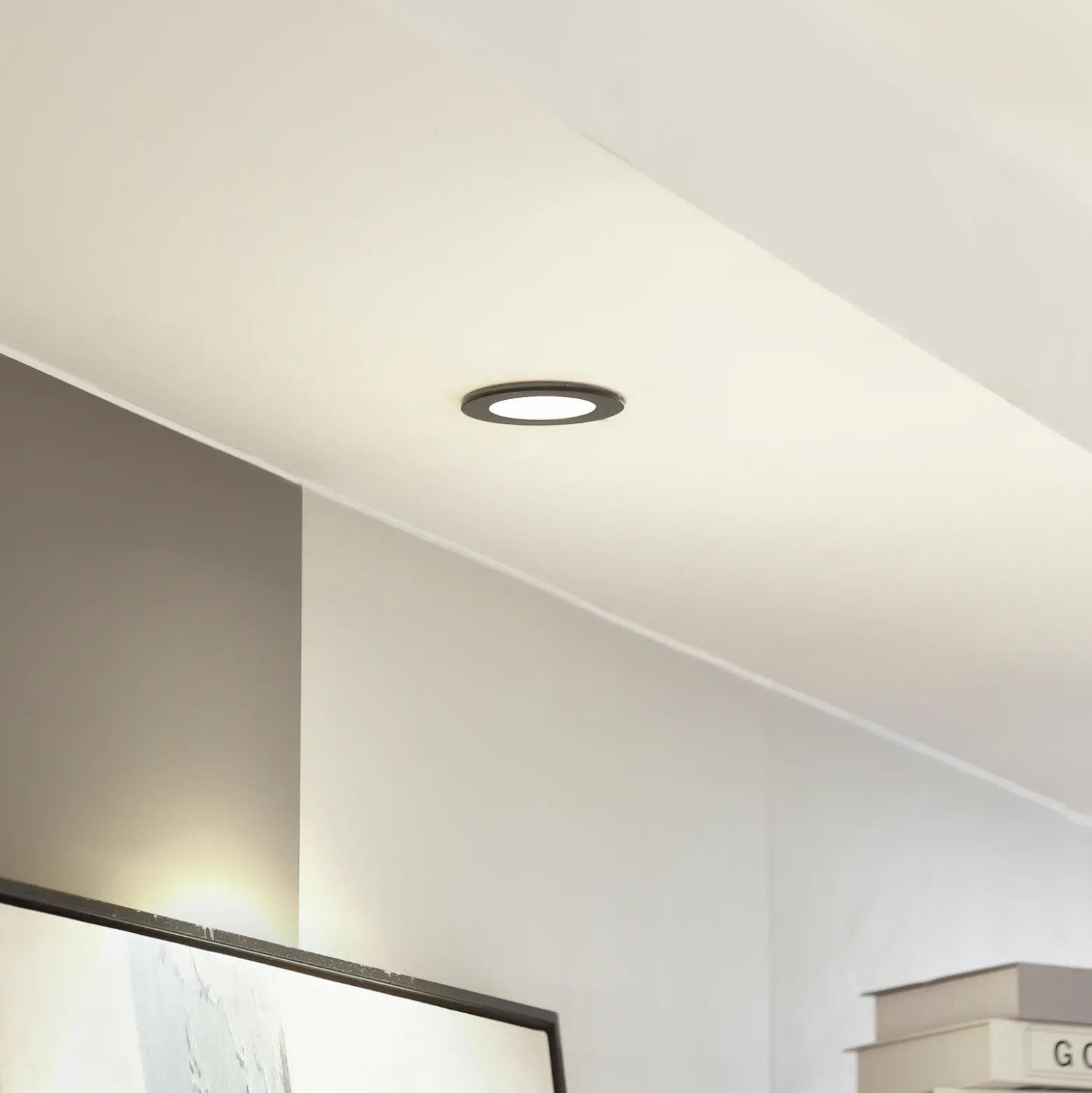 Arcchio downlight LED Aryx, negro, 3.000K