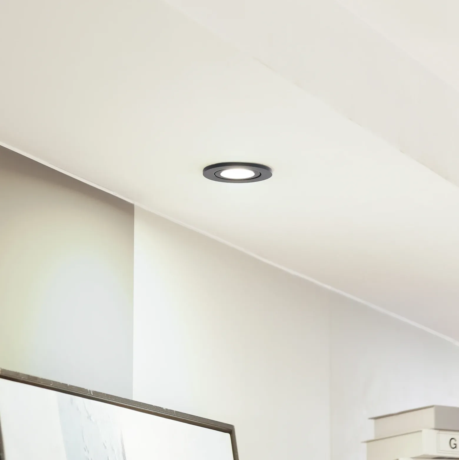Arcchio downlight LED Eliar redondo negro CCT orientable