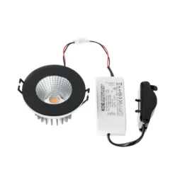 Arcchio downlight LED Lirin, negro, 3.000K