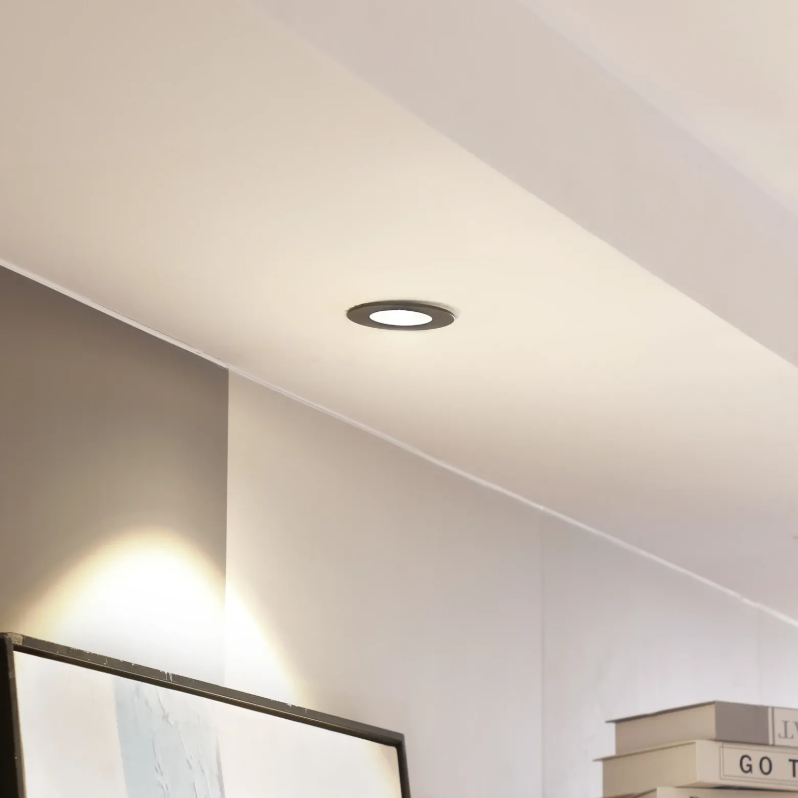 Arcchio downlight LED Lirin, negro, 3.000K