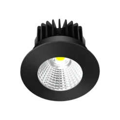 Arcchio downlight LED Lirin, negro, 3.000K