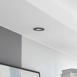 Arcchio downlight LED Lirin, negro, 2.700K