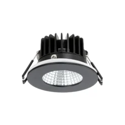 Arcchio downlight LED Lirin, negro, 2.700K