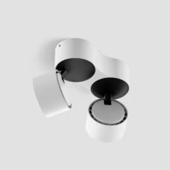Arcchio downlight LED Rotari, blanco, 2 luces, 1362 lm