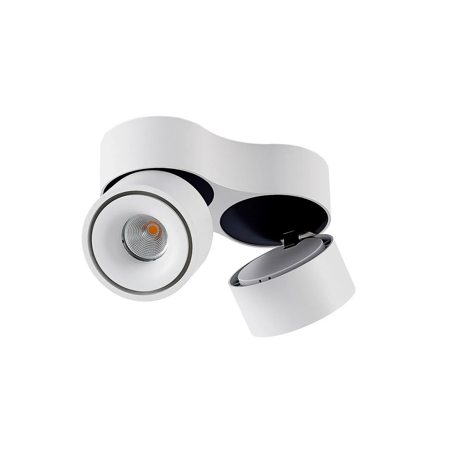 Arcchio downlight LED Rotari, blanco, 2 luces, 2270 lm