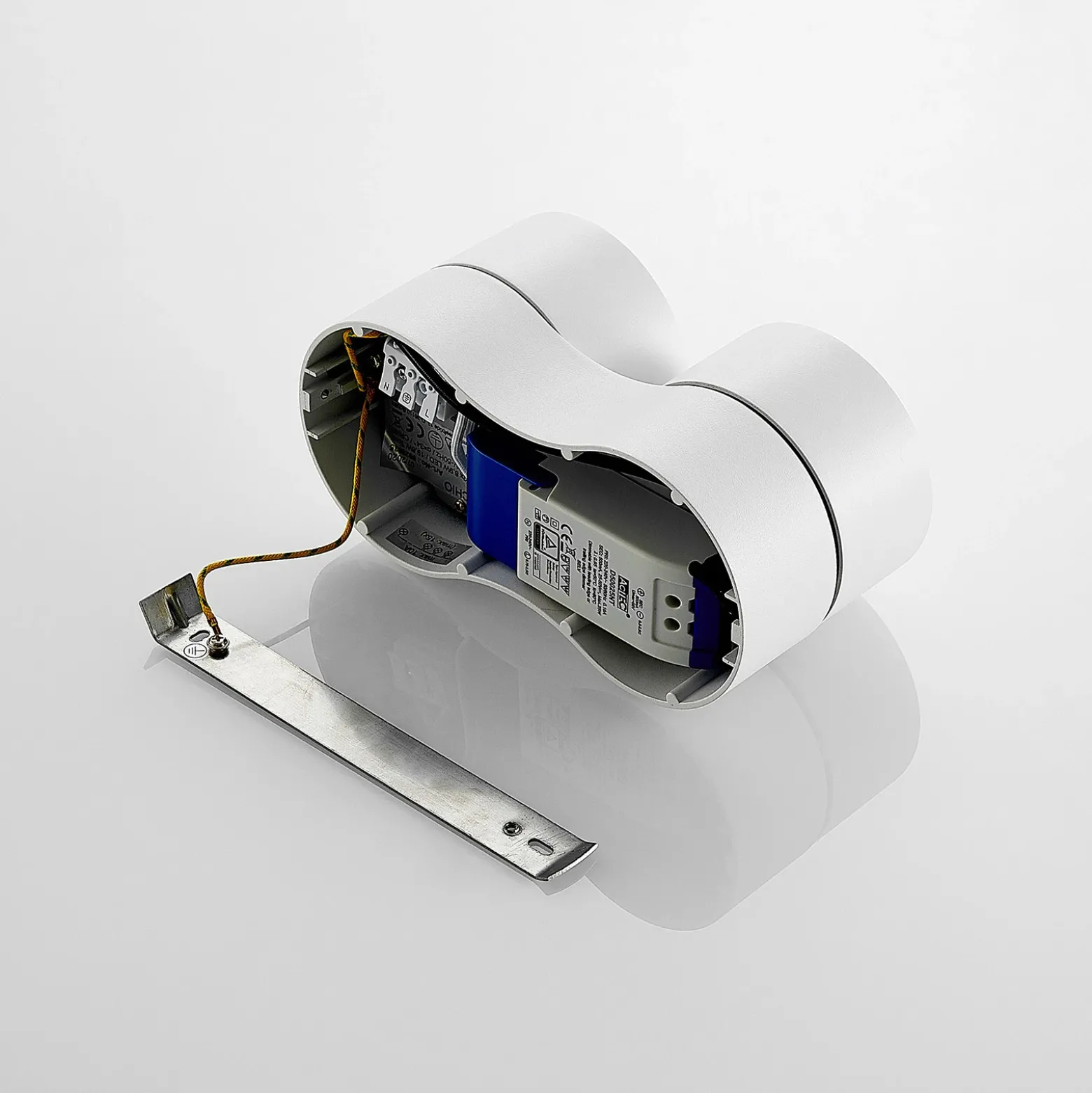 Arcchio downlight LED Rotari, blanco, 2 luces, 2270 lm