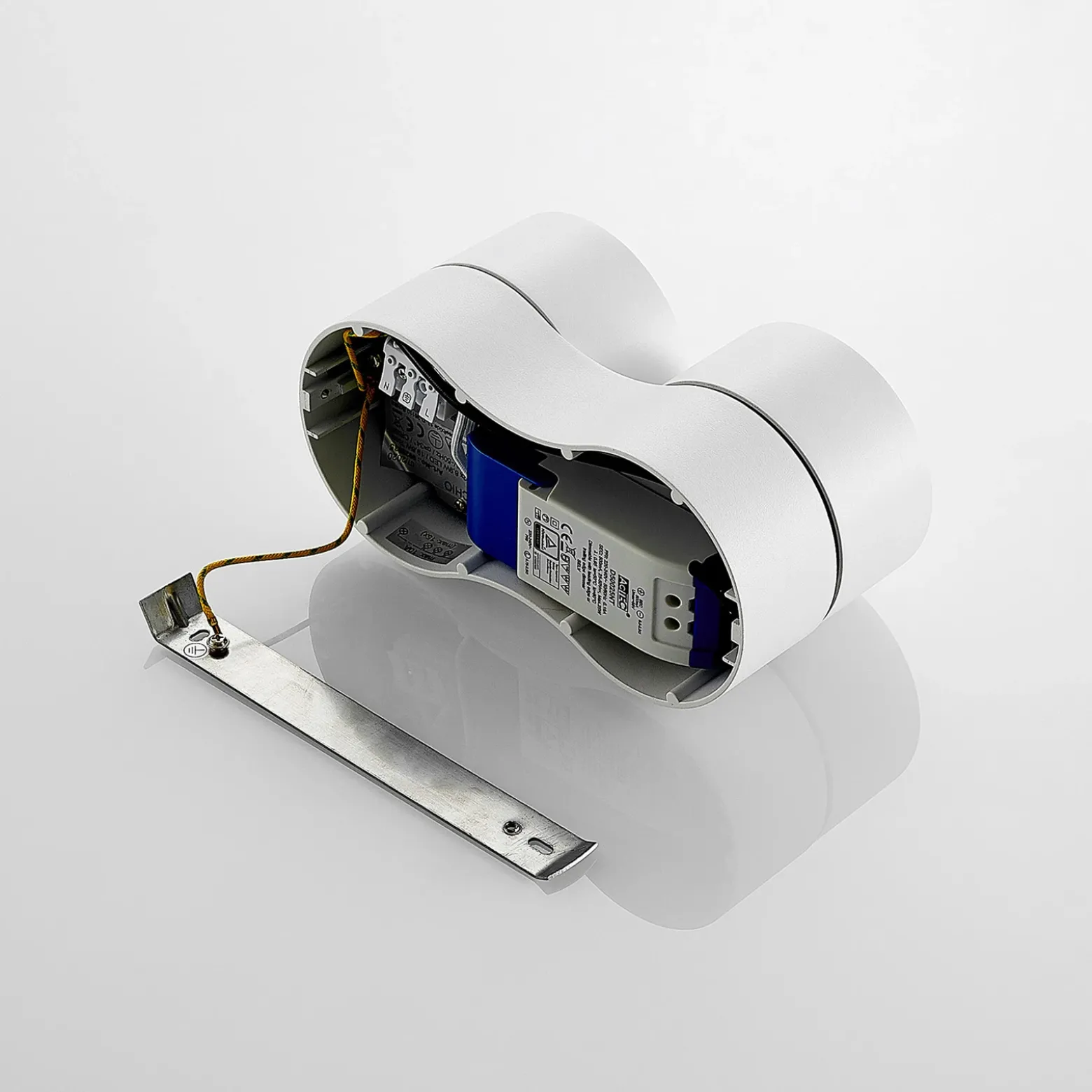 Arcchio downlight LED Rotari, blanco, 2 luces, 2270 lm