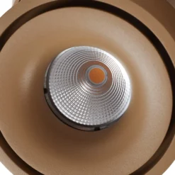 Arcchio Downlight LED Rotari, marrón, 2 luces, 8,9W