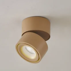 Arcchio Downlight LED Rotari, marrón, 1 luz, 8,9W