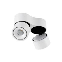 Arcchio downlight LED Rotari, blanco, 2 luces, 1362 lm
