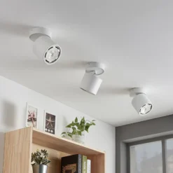 Arcchio Downlight Mabel, Ø12cm, blanco, orientable, GU10