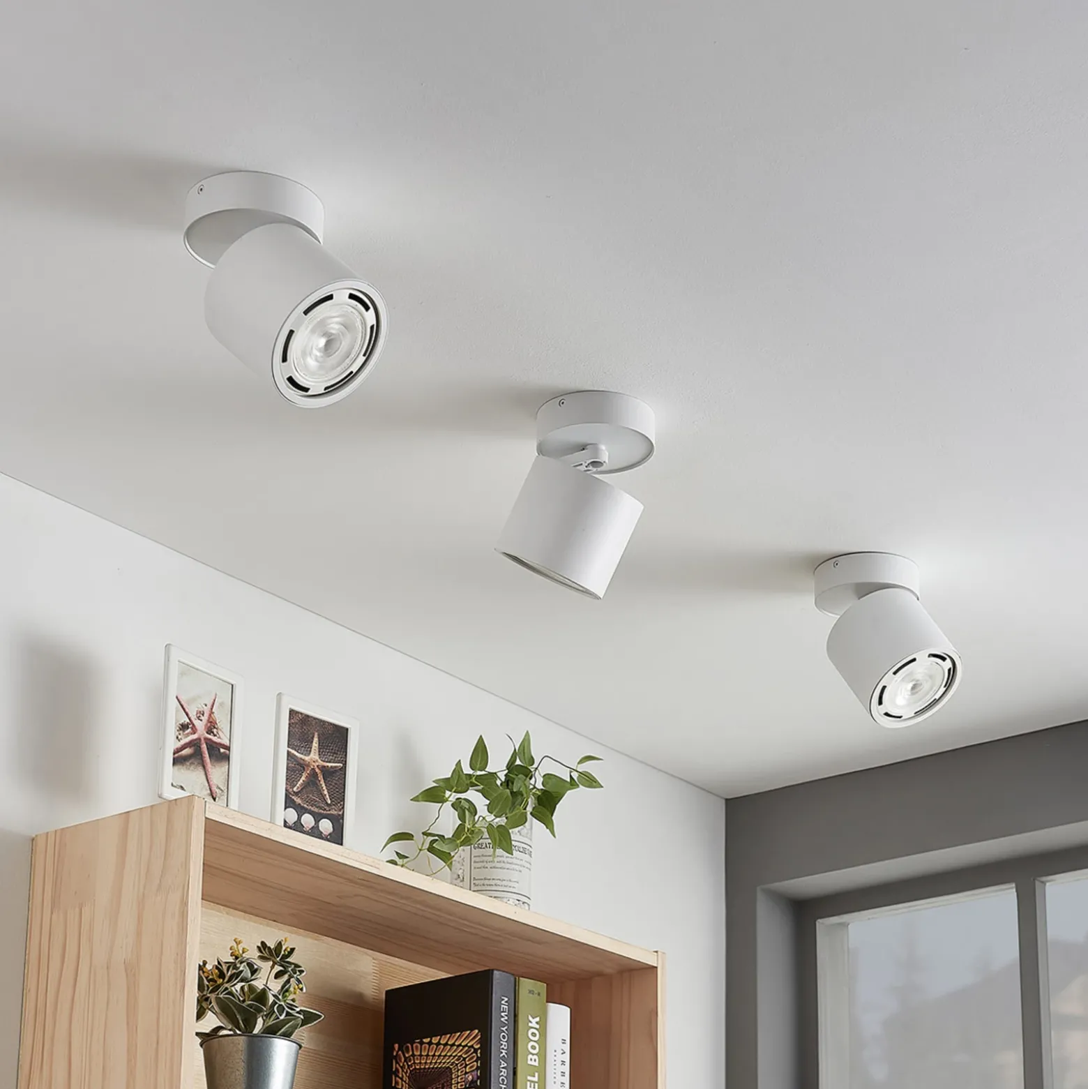 Arcchio Downlight Mabel, Ø12cm, blanco, orientable, GU10