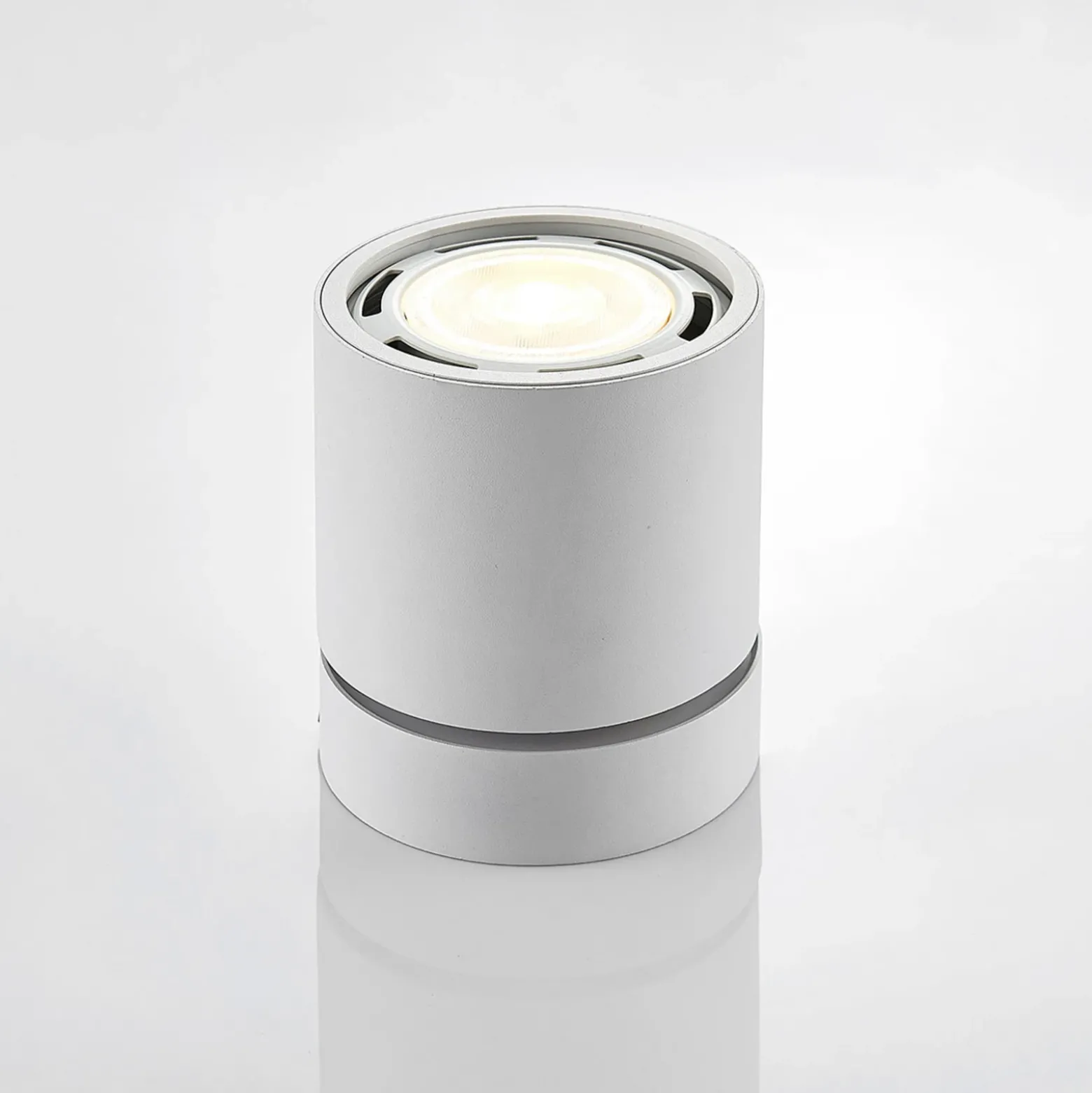 Arcchio Downlight Mabel, Ø12cm, blanco, orientable, GU10