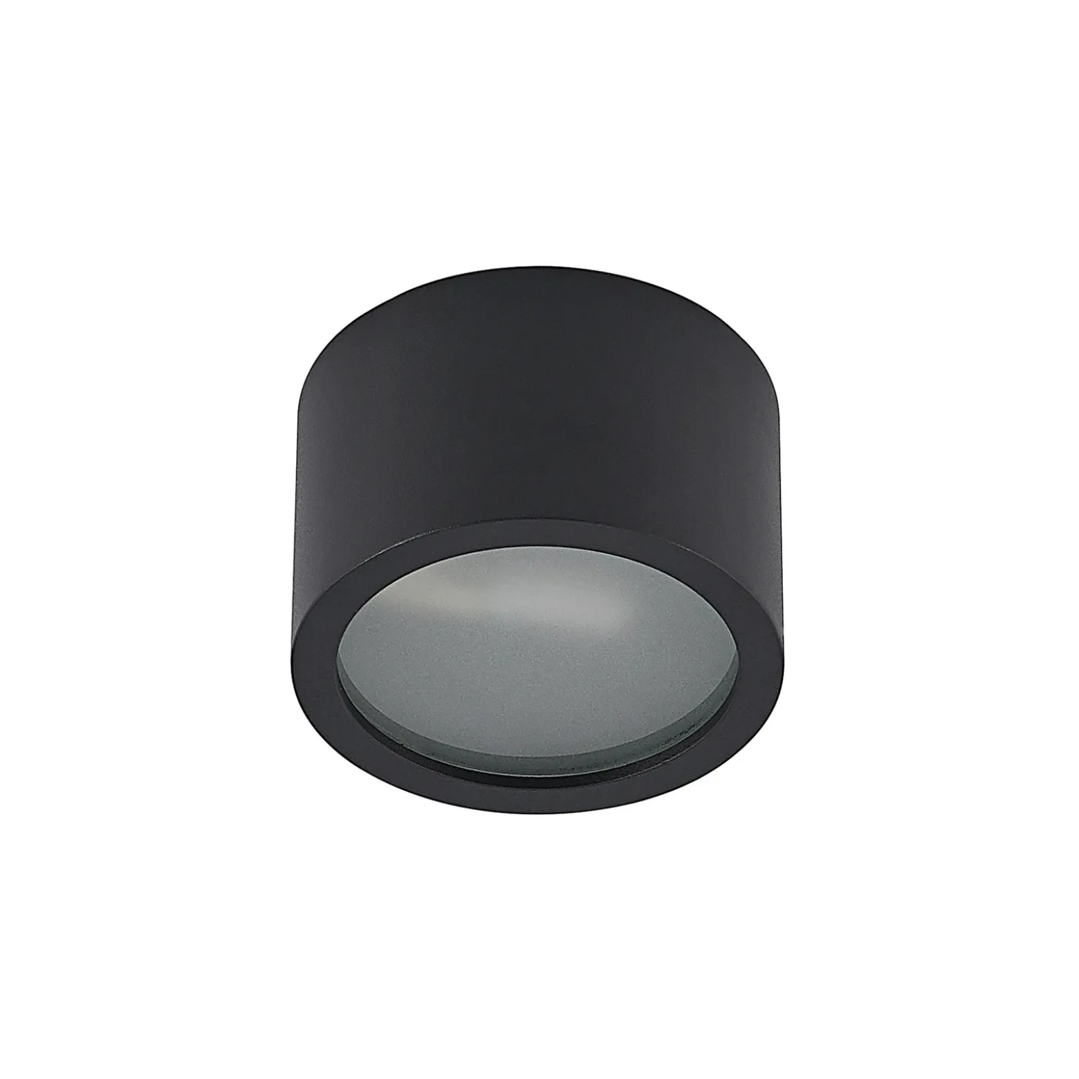 Arcchio downlight Nieva, G9, negro, redondo, Ø 10cm, metal