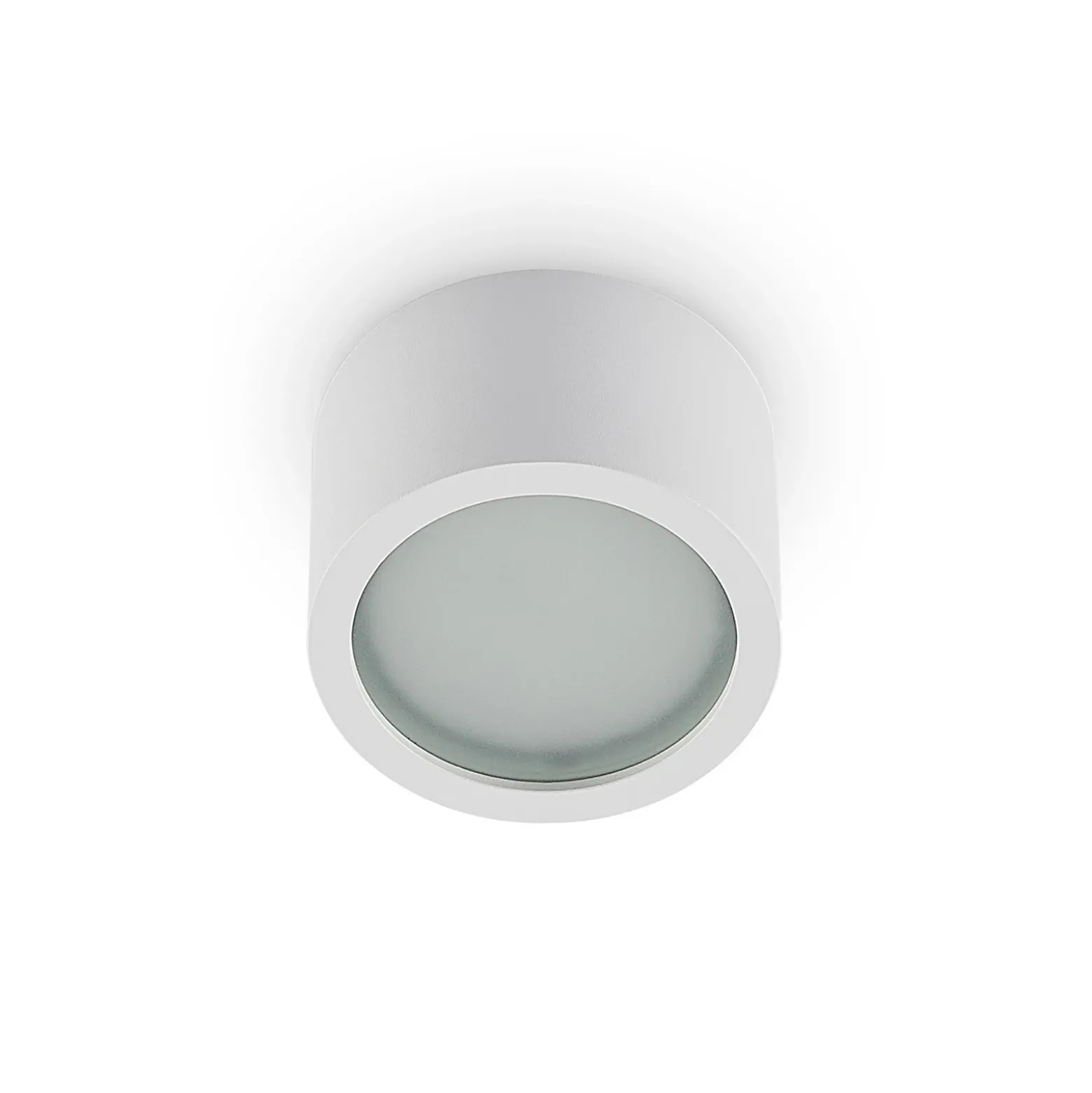 Arcchio downlight Nieva, GX53, blanco, redondo, Ø 10cm, metal