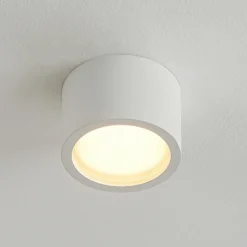 Arcchio downlight Nieva, GX53, blanco, redondo, Ø 10cm, metal