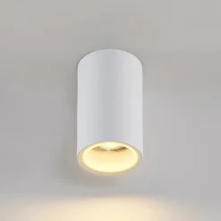 Arcchio downlight Olivir, blanco, metal, Ø 6cm, GU10, IP44