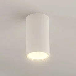 Arcchio downlight Olivir, blanco, metal, Ø 6cm, GU10, IP44