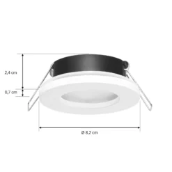 Arcchio downlight Sylvi blanco Ø 8,2 cm