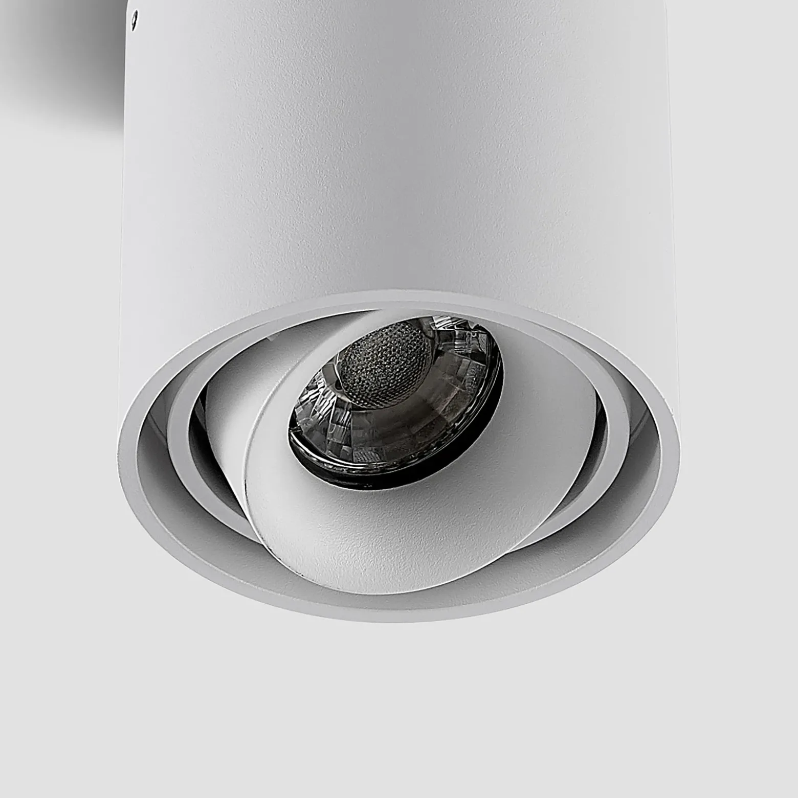 Arcchio downlight Walza, blanco, metal, Ø 9,3cm, GU10