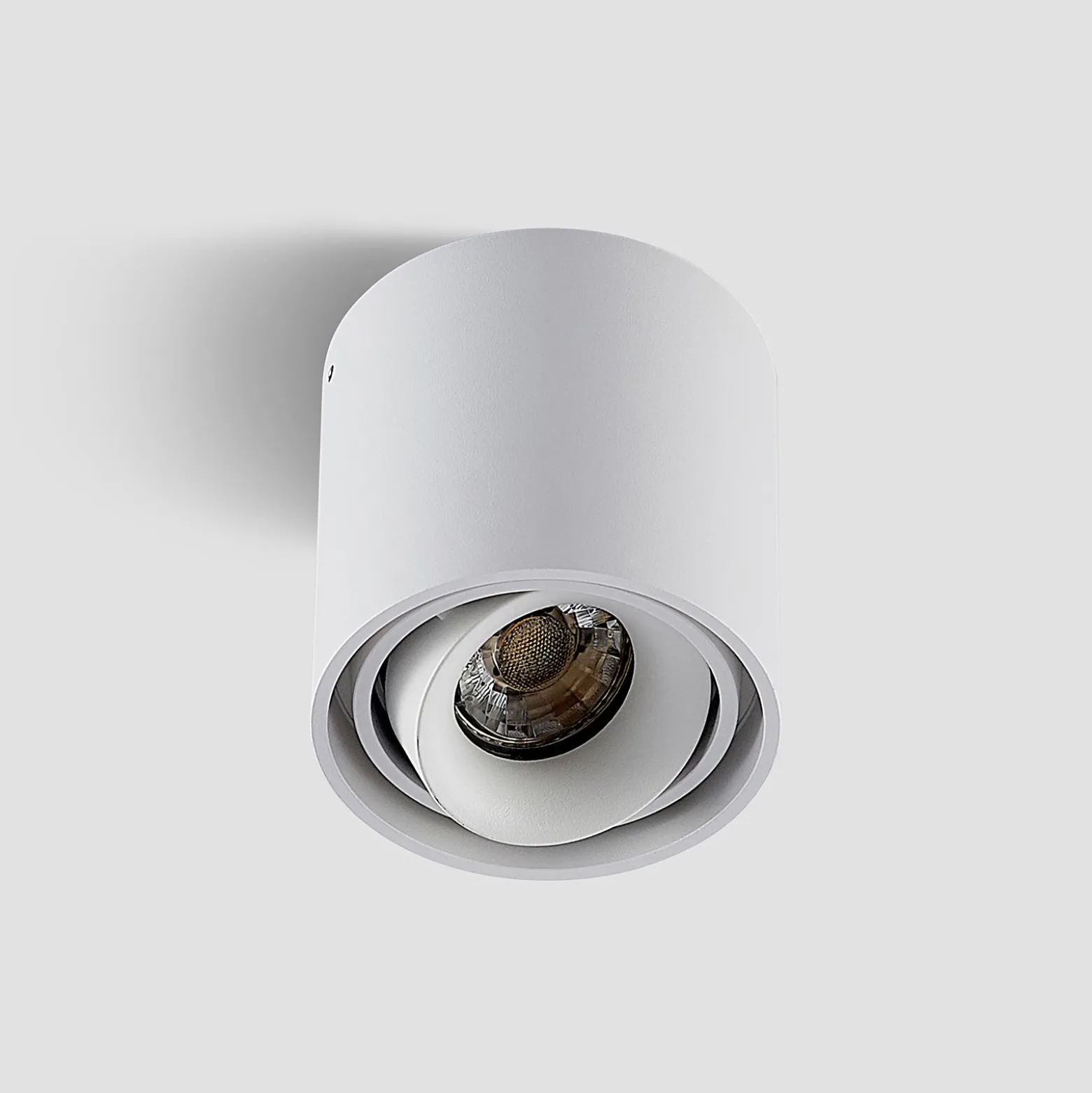 Arcchio downlight Walza, blanco, metal, Ø 9,3cm, GU10