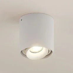 Arcchio downlight Walza, blanco, metal, Ø 9,3cm, GU10