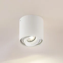 Arcchio downlight Walza, blanco, metal, Ø 9,3cm, GU10